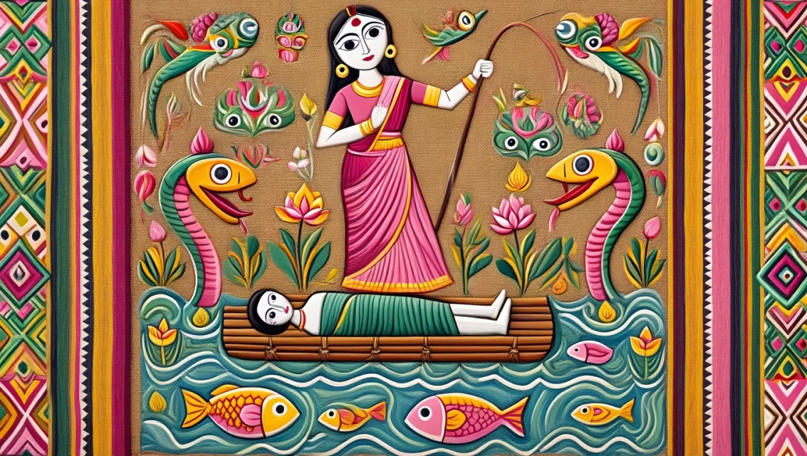 Bihula Bishari Puja: Folklore, Faith, and Manjusha Art